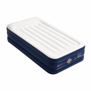Air Bed 46cm Navy with Built-in Pump Single