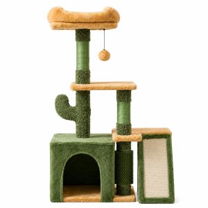 Cat Kitten Toy 101cm Scratching Tree Green