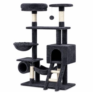 Cat Kitten Toy 144cm Scratching Tree Grey