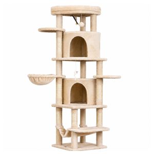 Cat Kitten Toy 167cm Scratching Tree Beige