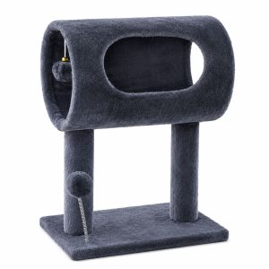 Cat Kitten Toy 53cm Scratching Post Grey