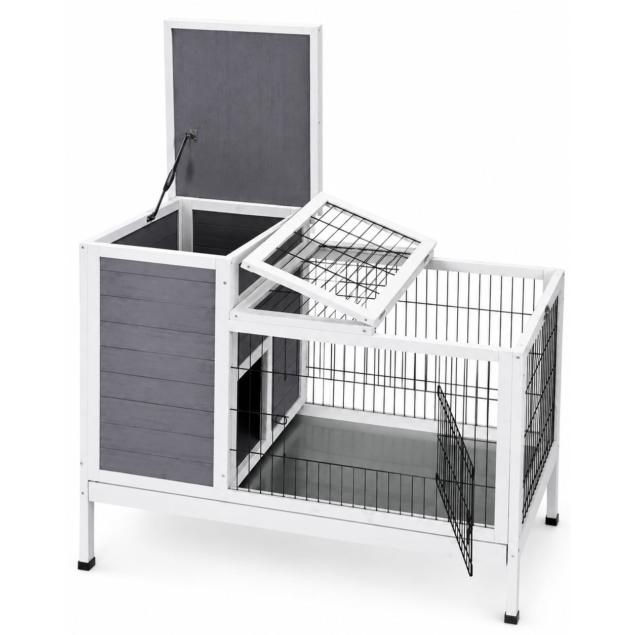 Rabbit Bunny Tortoise Hutch House 97cm